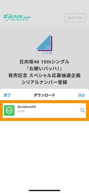 1-4. ダウンロードしたものを表示した画面